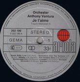 Orchester Anthony Ventura - Je T'Aime 8 - Traum-Melodien (Vinyl) Image